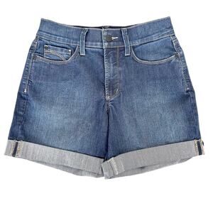 NYDJ Cuffed Jean Shorts Sz 2P